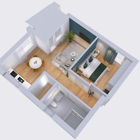 Apartmenthaus Am Kaiser-Wilhelm-Park Detmold Esterno foto