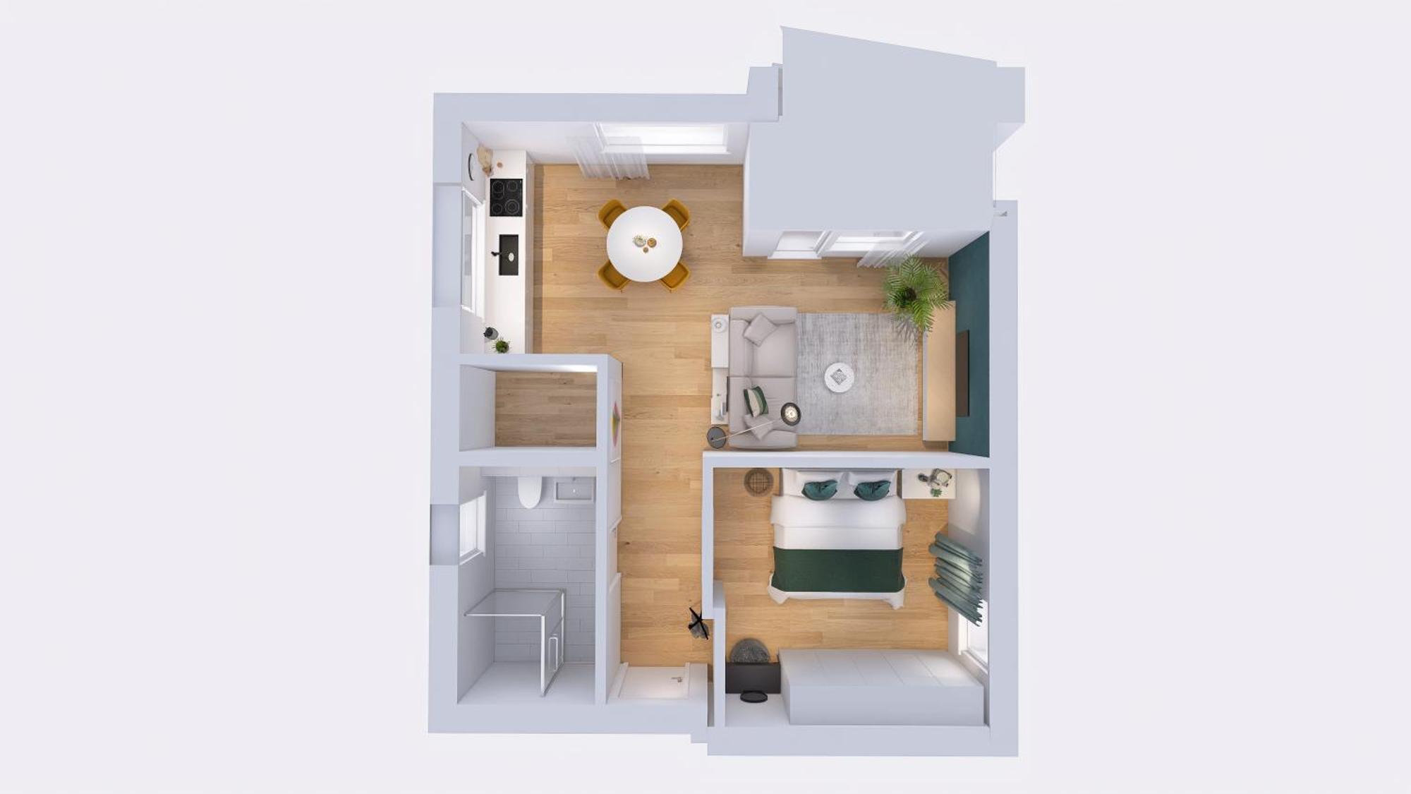 Apartmenthaus Am Kaiser-Wilhelm-Park Detmold Esterno foto