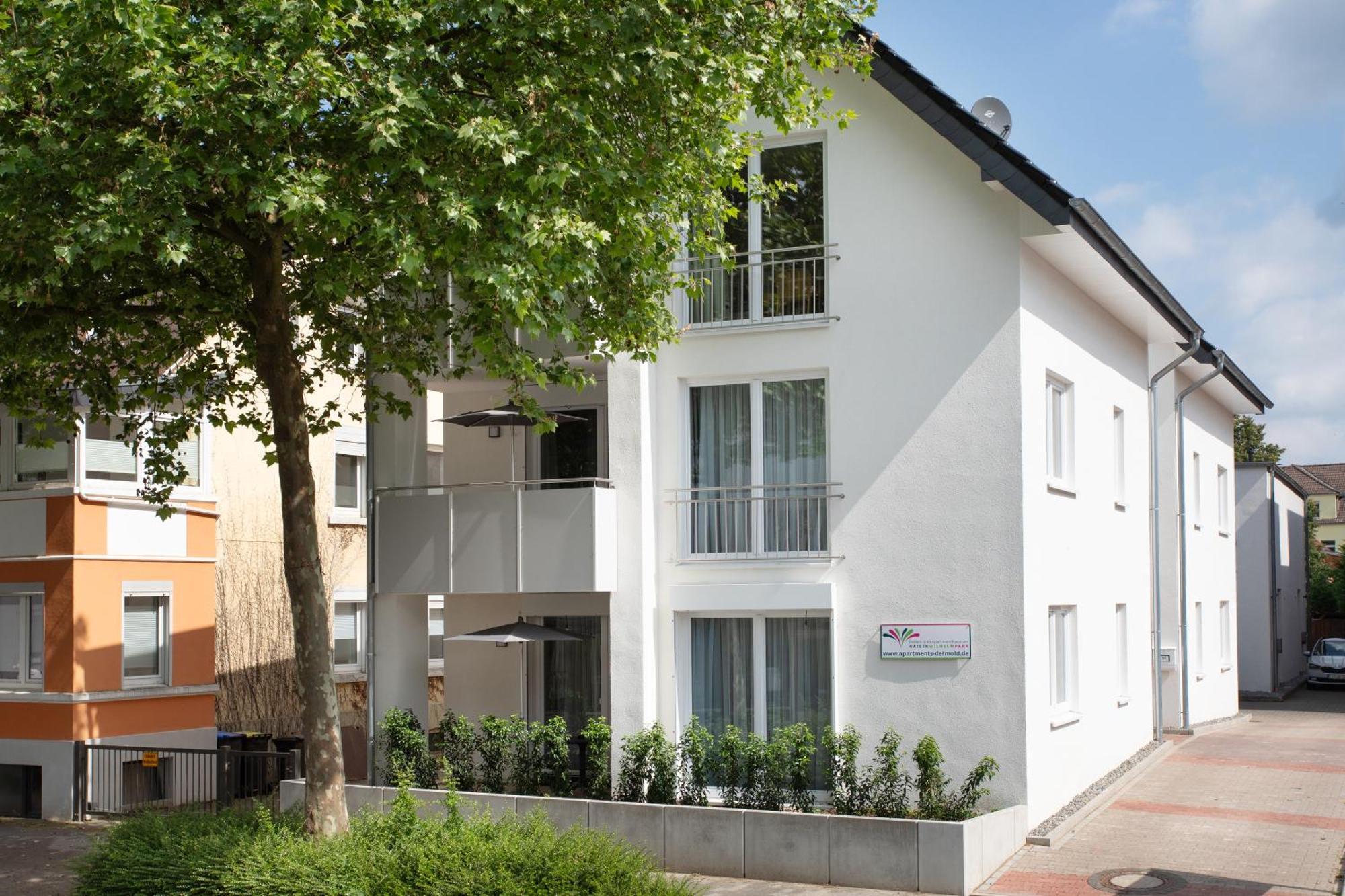 Apartmenthaus Am Kaiser-Wilhelm-Park Detmold Esterno foto